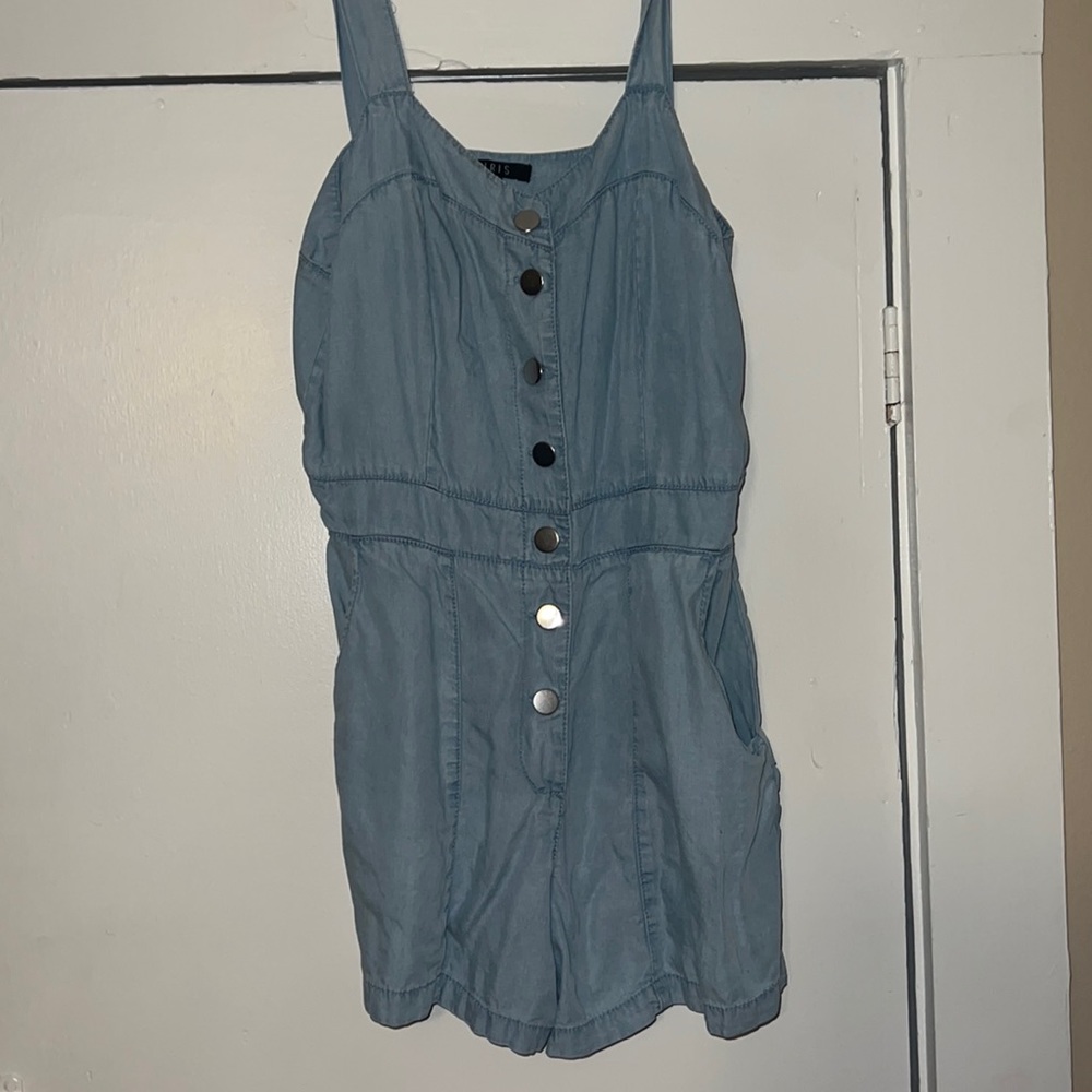 Women’s denim romper